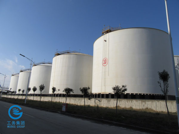 中国黄金集团中原黄金冶炼厂硫酸储罐工程
